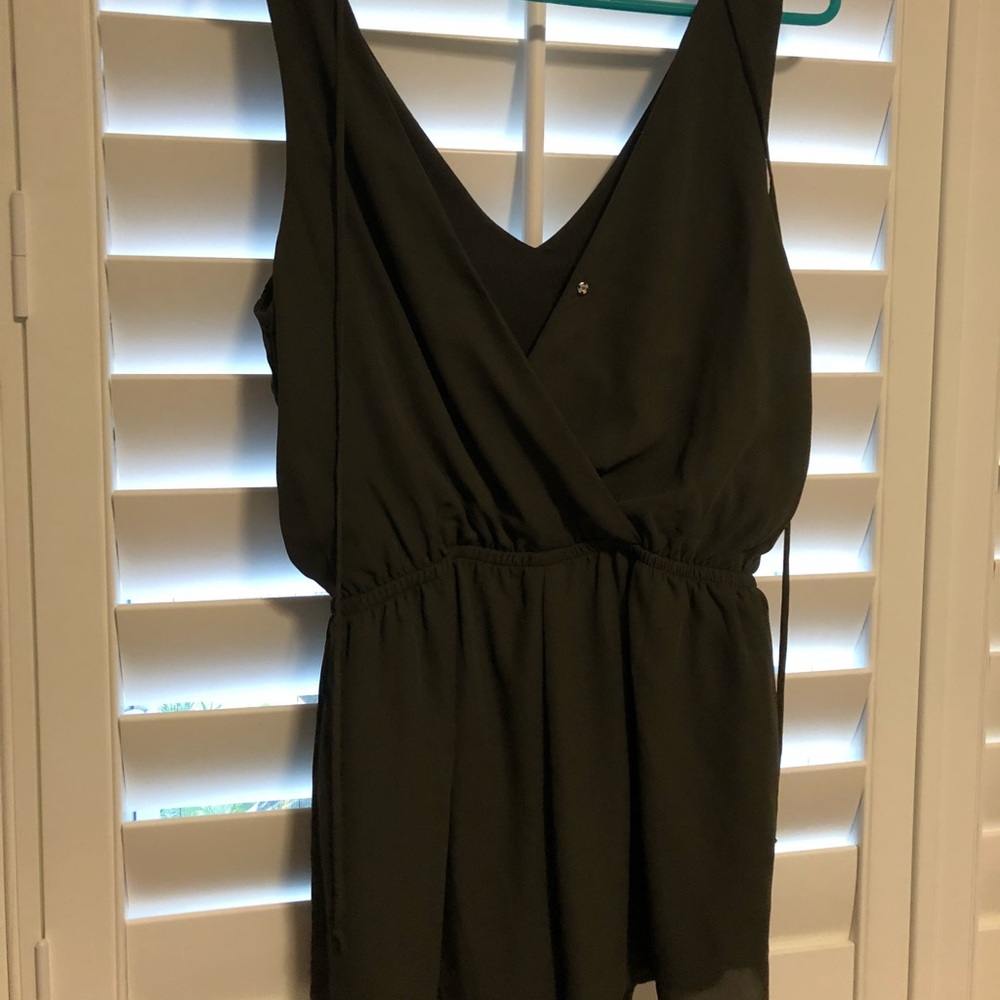Army Green short romper